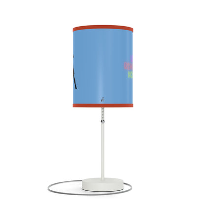 Lamp on a Stand, US|CA plug: Soccer Lite Blue