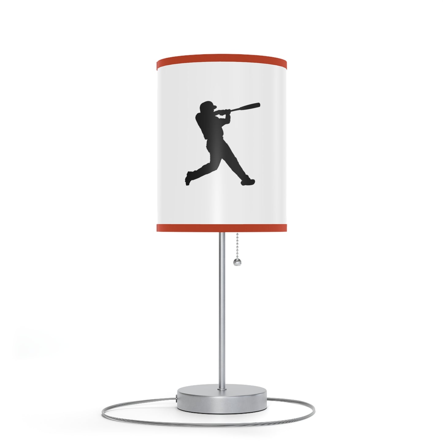 Lamp on a Stand, US|CA plug: Baseball White