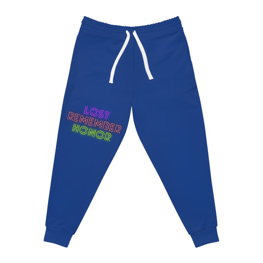 Athletic Joggers: Lost Remember Honor Dark Blue