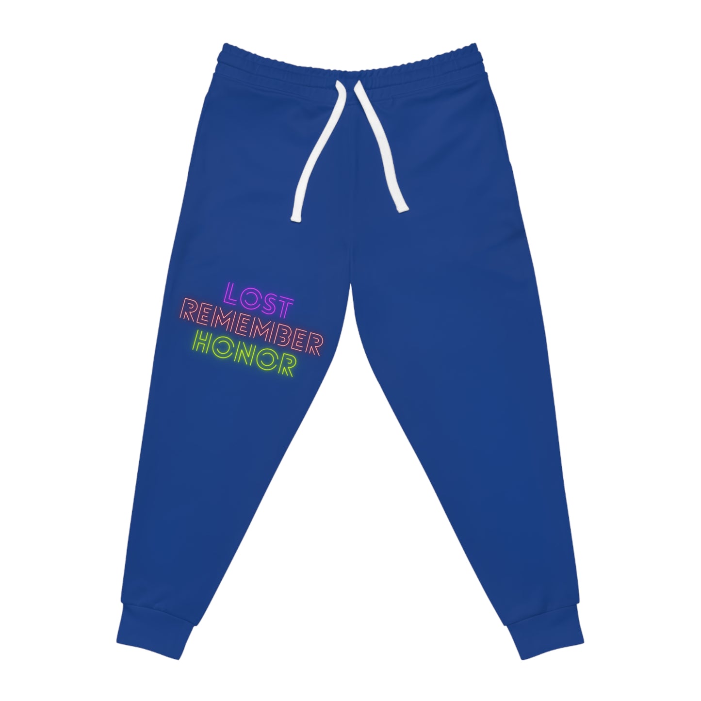 Athletic Joggers: Lost Remember Honor Dark Blue