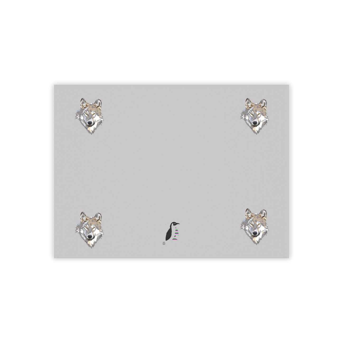 Post-it® Note Pads: Wolves Lite Grey