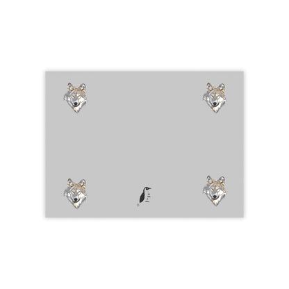 Post-it® Note Pads: Wolves Lite Grey