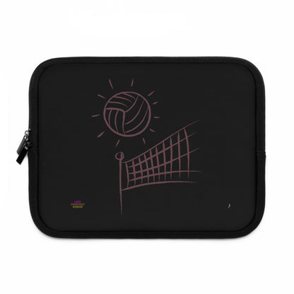 Laptop Sleeve: Volleyball Black