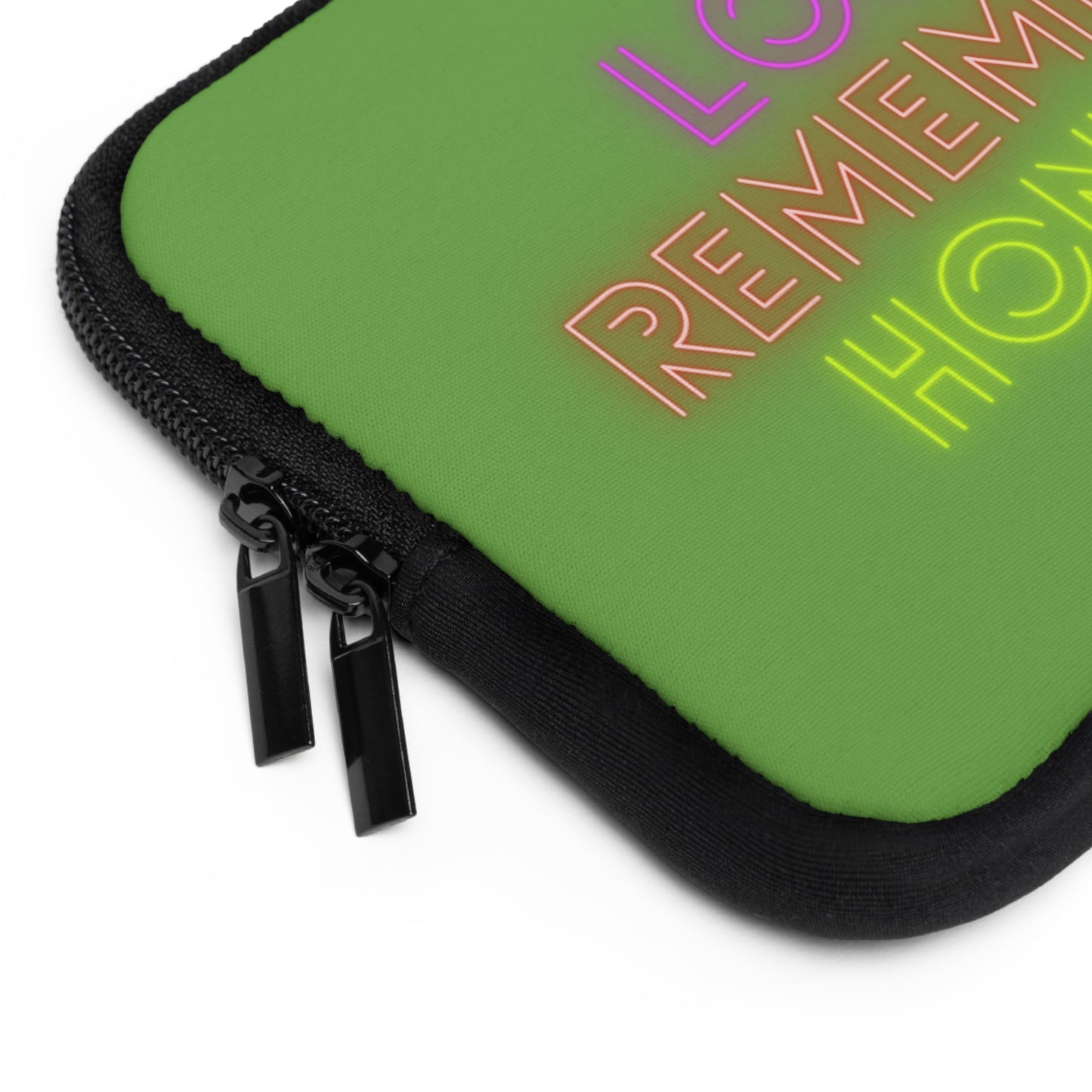 Laptop Sleeve: Lost Remember Honor Green