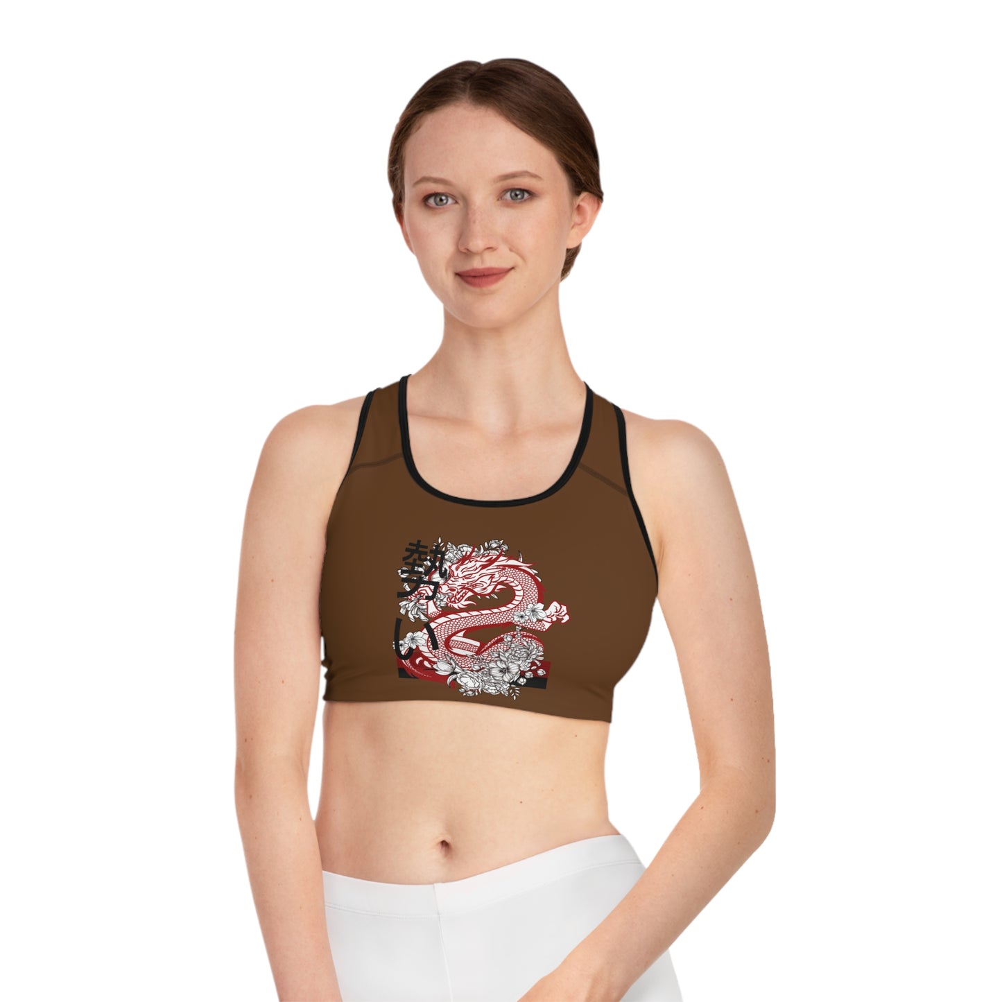 Sports Bra: Dragons Brown