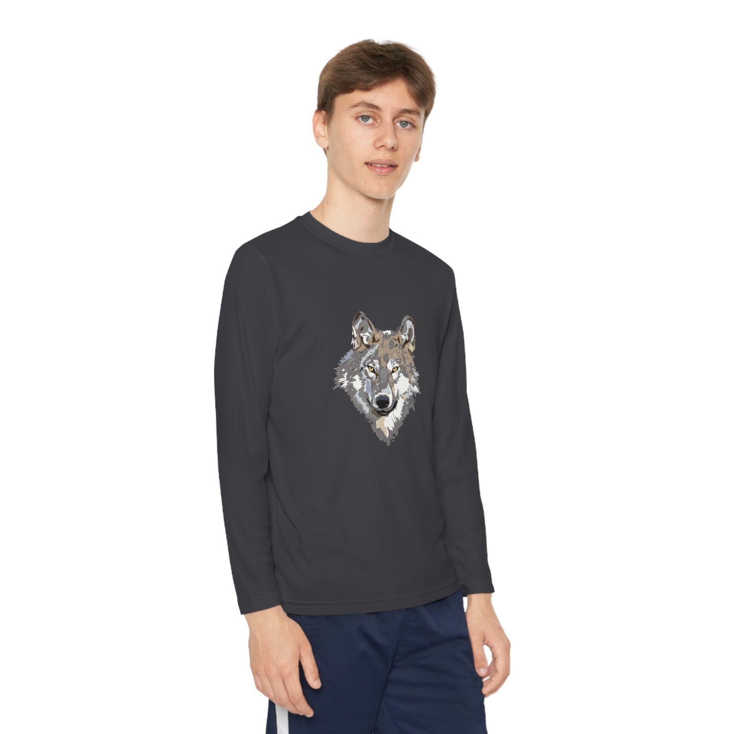 Youth Long Sleeve Competitor Tee: Mga Lobo 