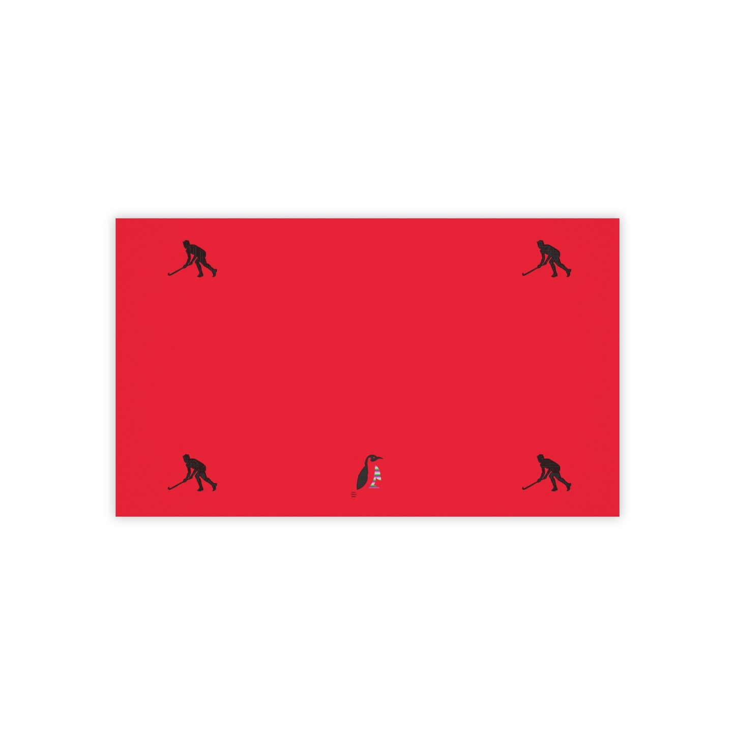 Post-it® Note Pads: Hockey Dark Red