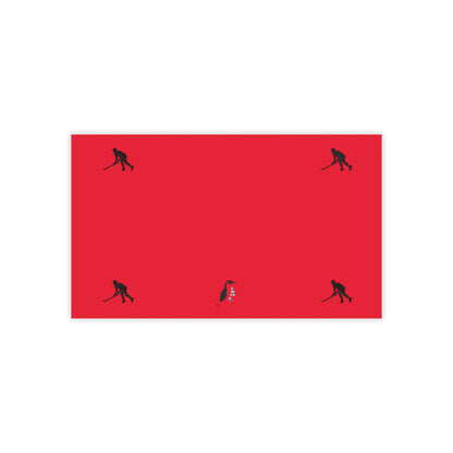 Post-it® Note Pads: Hockey Dark Red