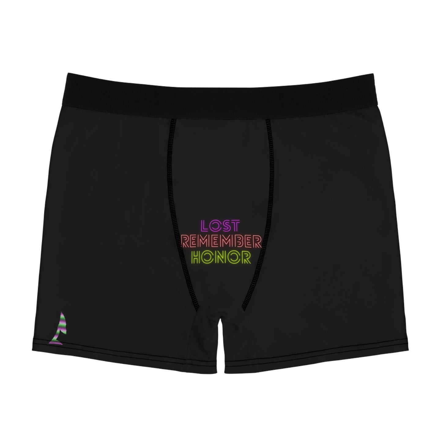 Men's Boxer Briefs: Music Black