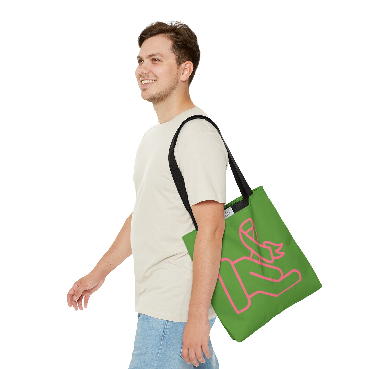 Tote Bag: Fight Cancer Green