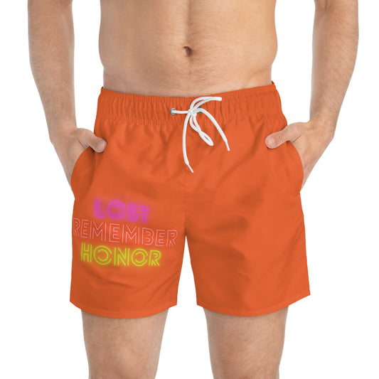 Swim Trunks: Lost Remember Honor Orange