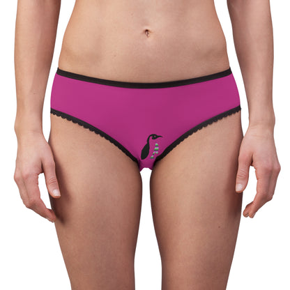 Women's Briefs: Volleyball Pink