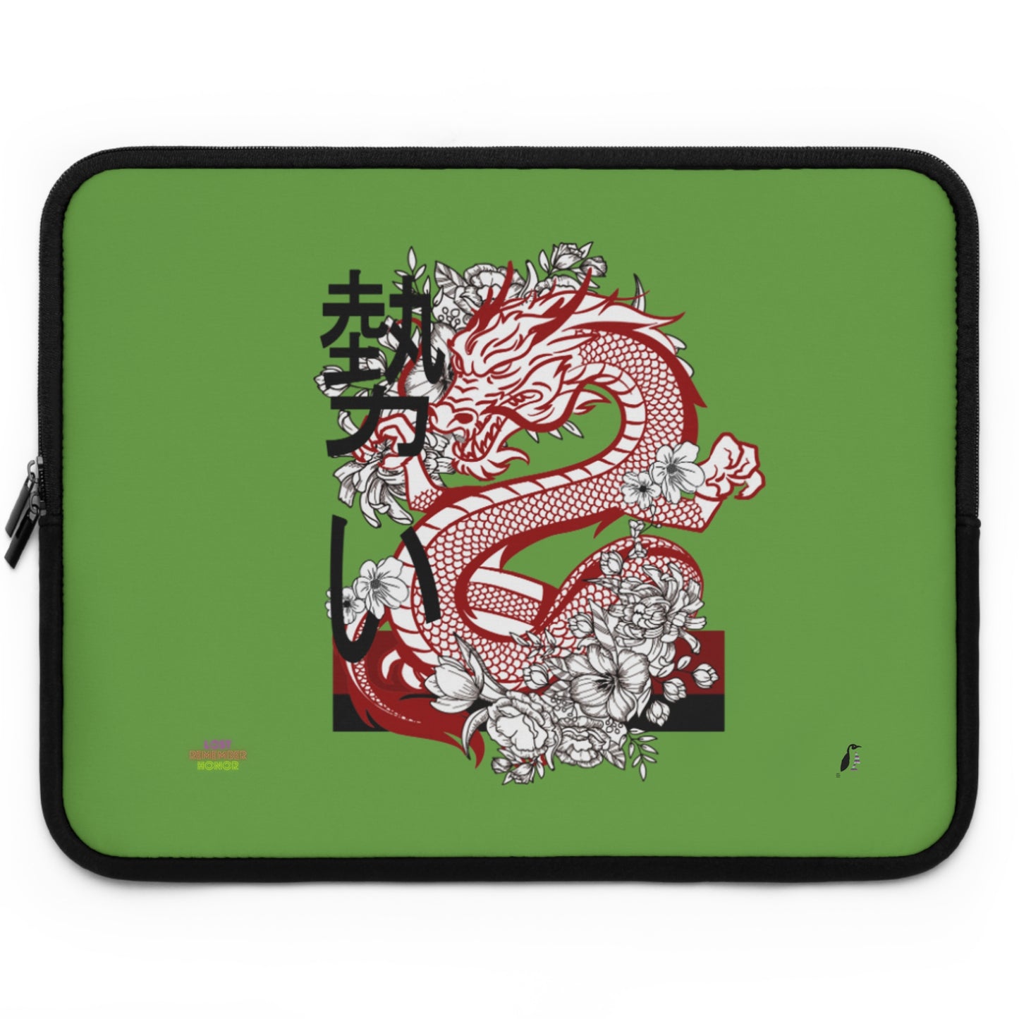 Laptop Sleeve: Dragons Green