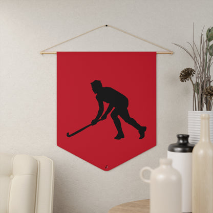 Pennant: Hockey Dark Red