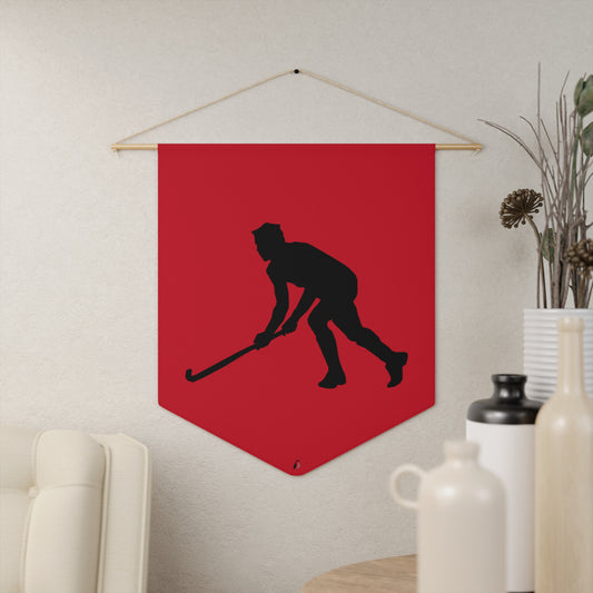 Pennant: Hockey Dark Red