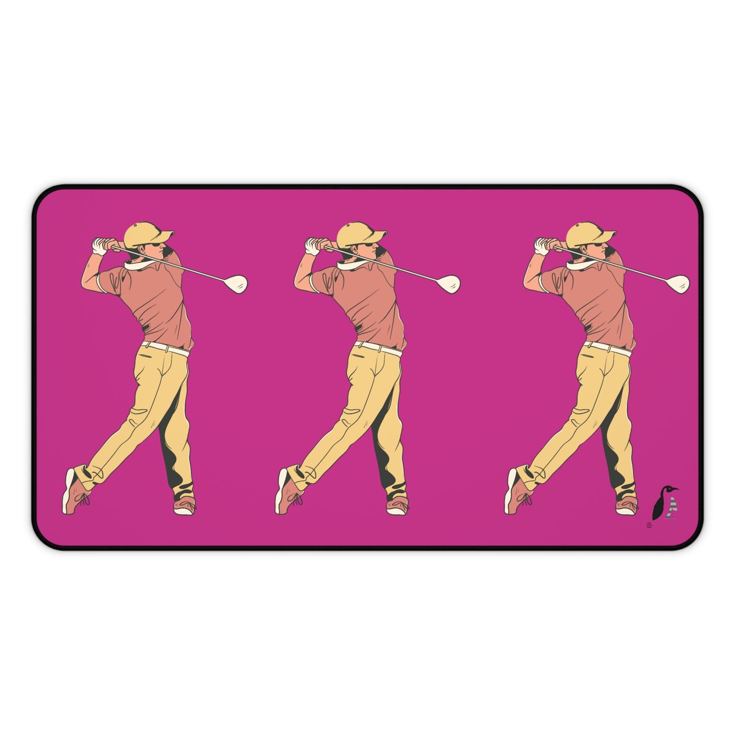 Desk Mat: Golf Pink