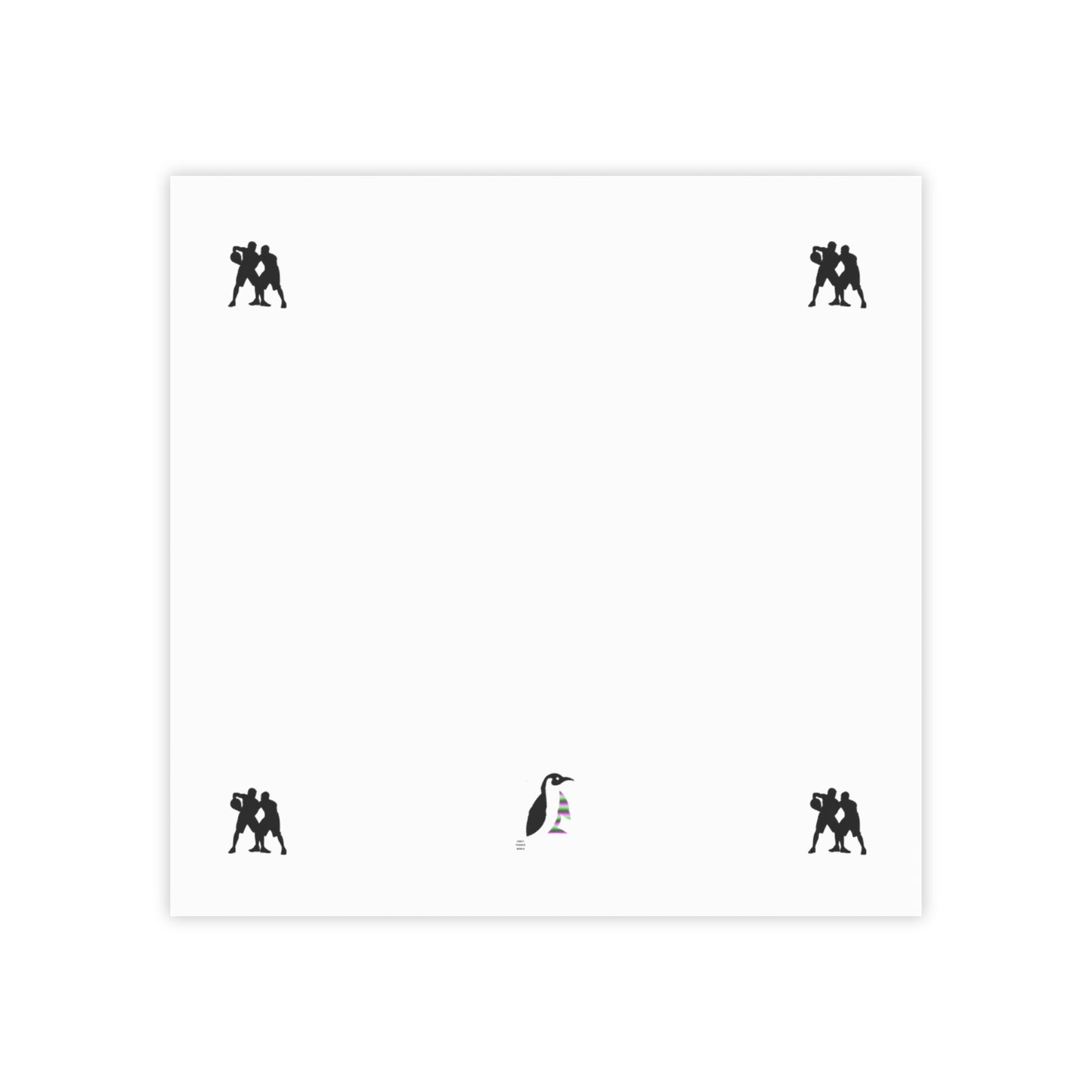 Post-it® Note Pads: Basketball White