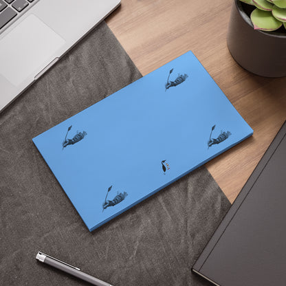 Post-it® Note Pads: Writing Lite Blue