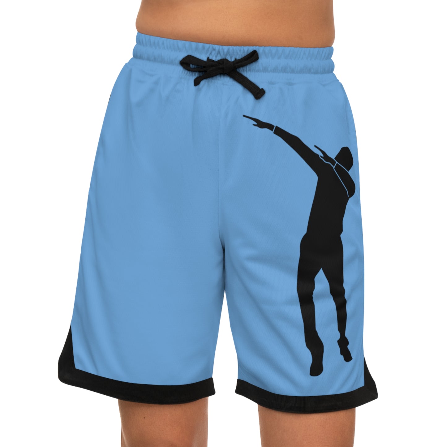 Basketball Rib Shorts: Dance Lite Blue