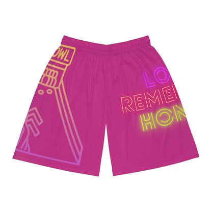 Basketball Shorts: Bowling Pink