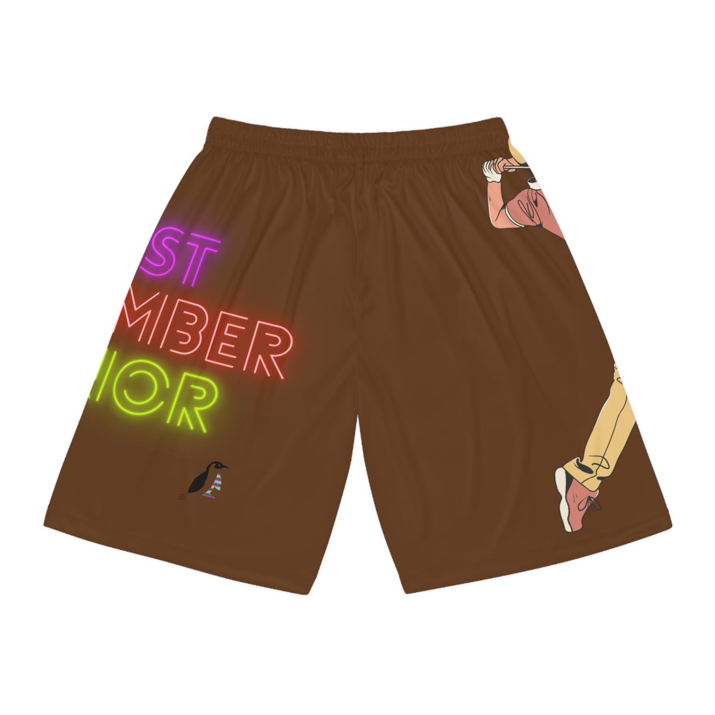 Basketball Shorts: Golf Brown