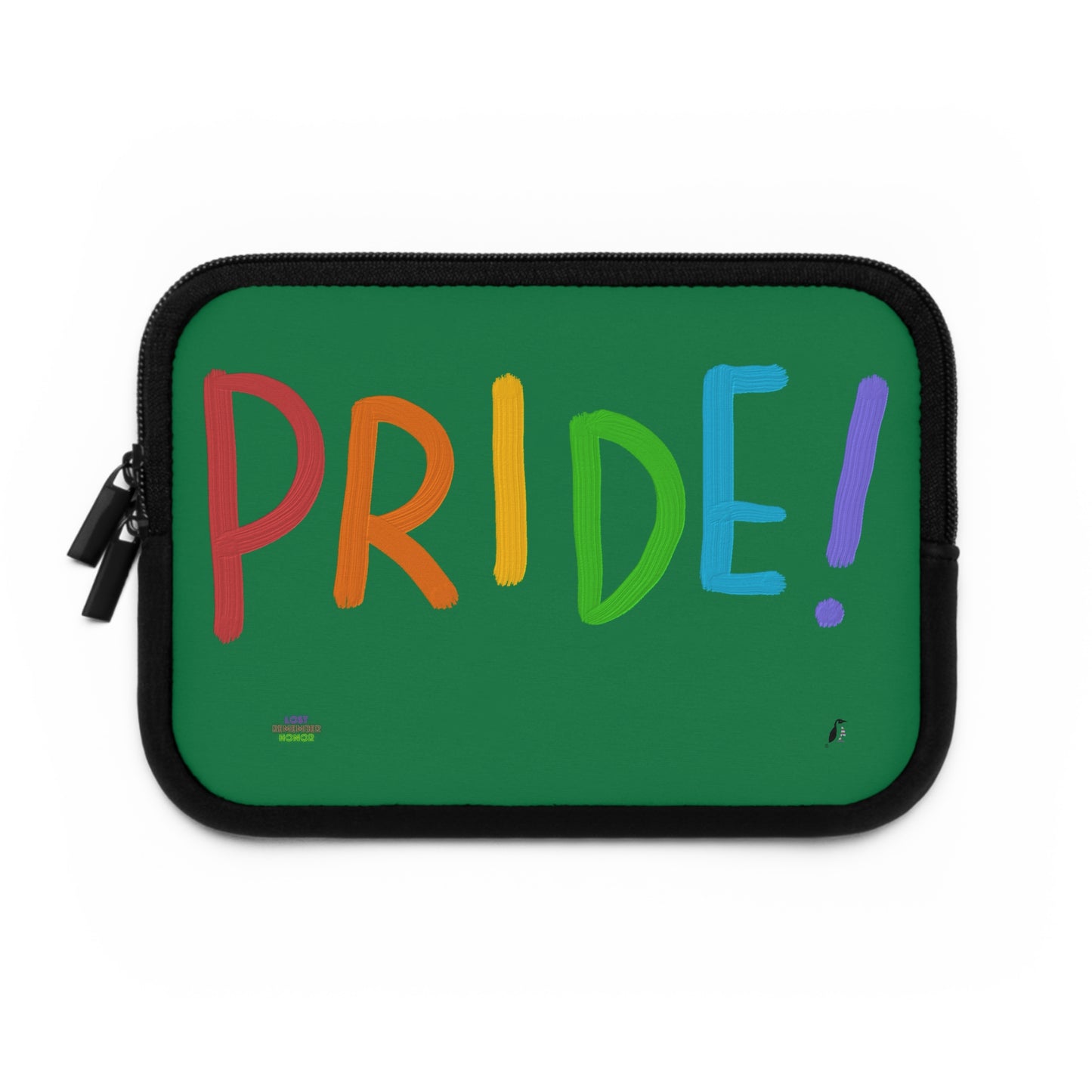 Laptop Sleeve: LGBTQ Pride Dark Green