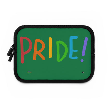 Laptop Sleeve: LGBTQ Pride Dark Green