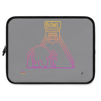 Laptop Sleeve: Bowling Grey