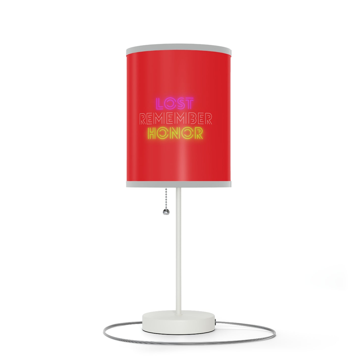 Lamp on a Stand, US|CA plug: Racing Red