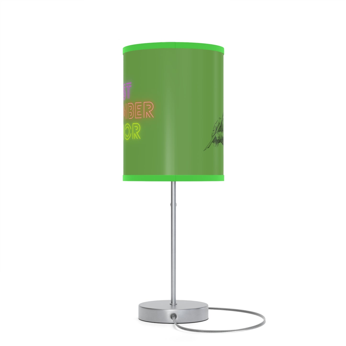 Lamp on a Stand, US|CA plug: Writing Green