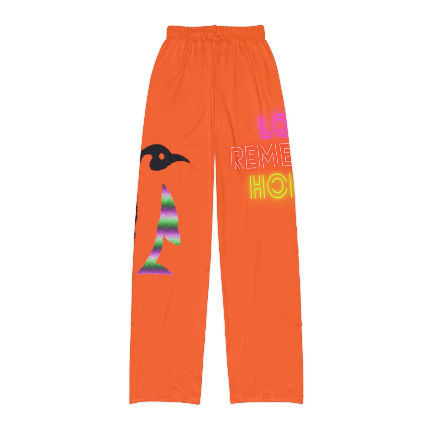 Kids Pajama Pants: Lost Remember Honor Orange 