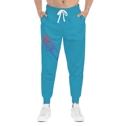 Athletic Joggers: Music Turquoise