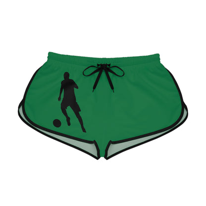 Women's Relaxed Shorts: Soccer Dark Green