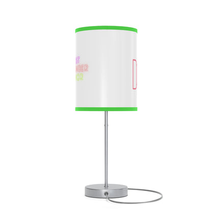 Lamp on a Stand, US|CA plug: Fight Cancer White