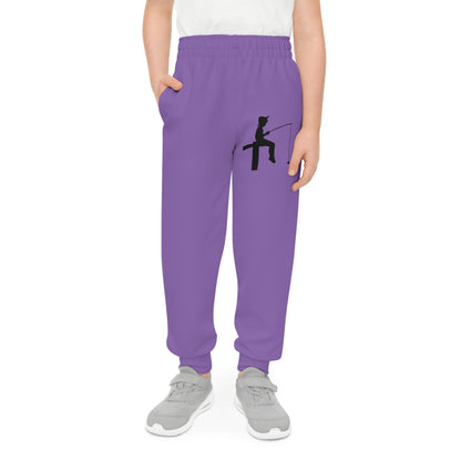 Youth Joggers: Fishing Lite Purple