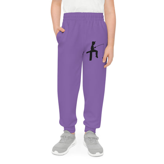 Youth Joggers: Fishing Lite Purple