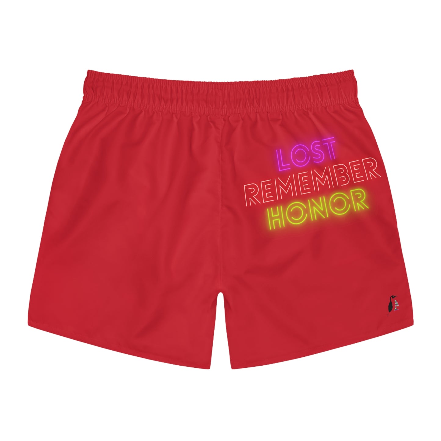 Swim Trunks: Weightlifting Dark Red