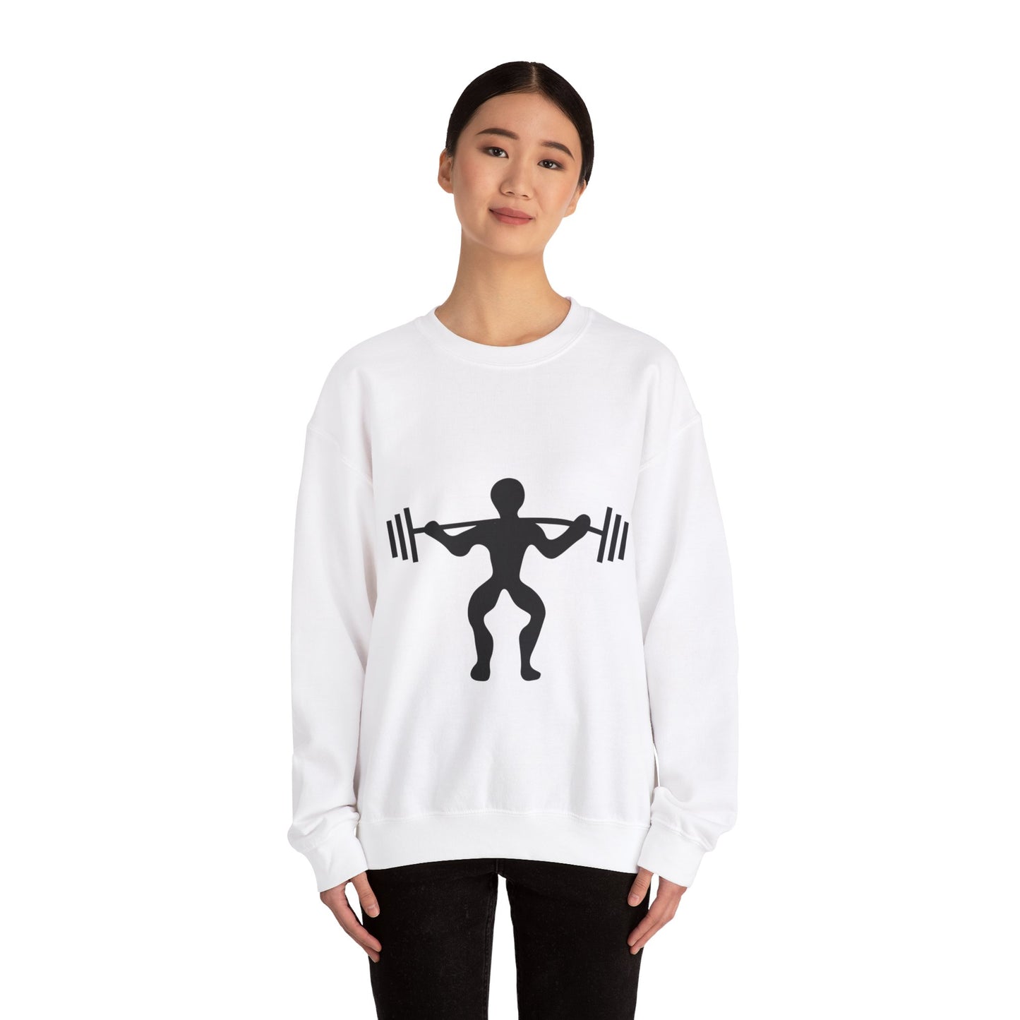 Heavy Blend™ Crewneck Sweatshirt: Weightlifting #1