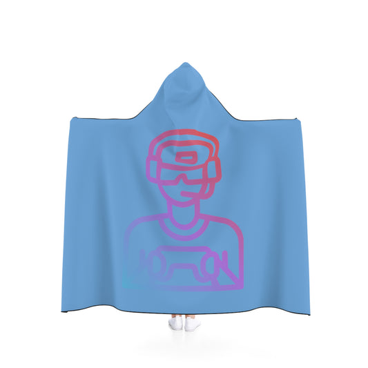 Hooded Blanket: Gaming Lite Blue