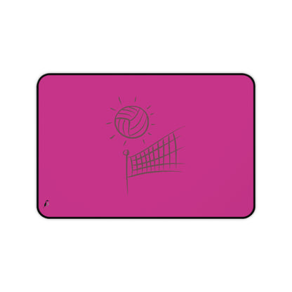 Desk Mat: Volleyball Pink