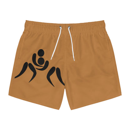 Swim Trunks: Wrestling Lite Brown