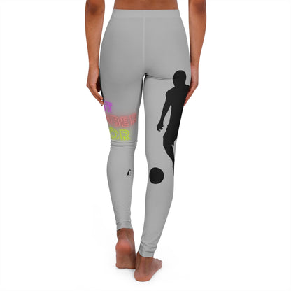 Women's Spandex Leggings: Soccer Lite Grey