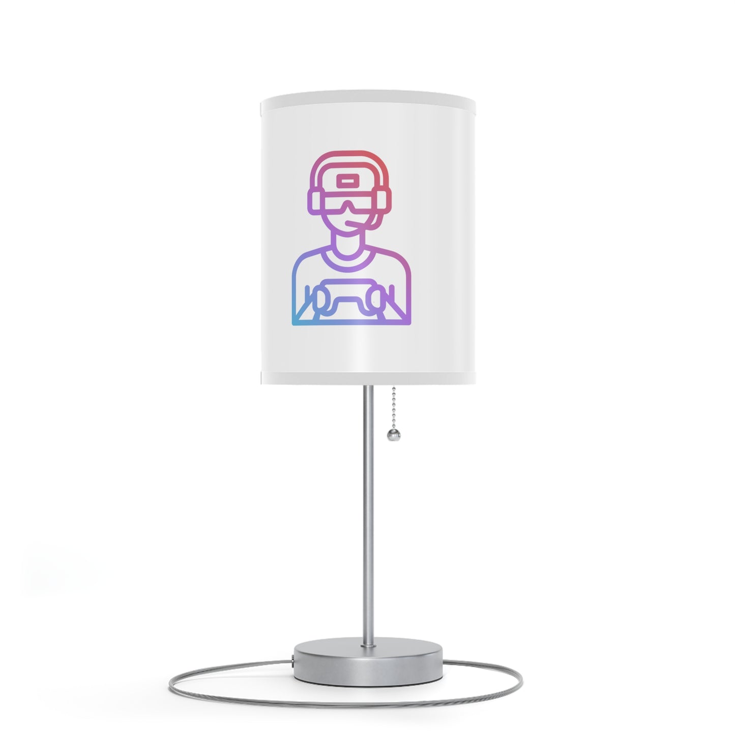 Lamp on a Stand, US|CA plug: Gaming White 