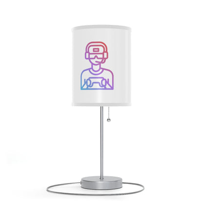 Lamp on a Stand, US|CA plug: Gaming White 