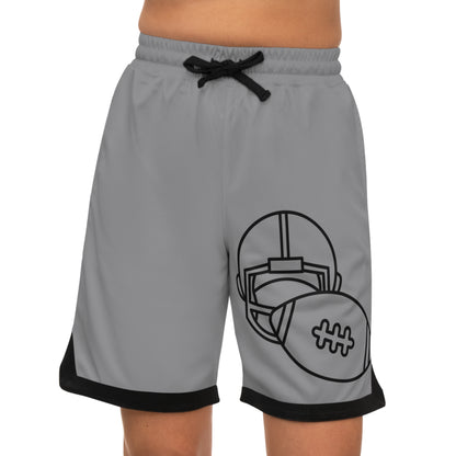 Basketball Rib Shorts: Football Grey