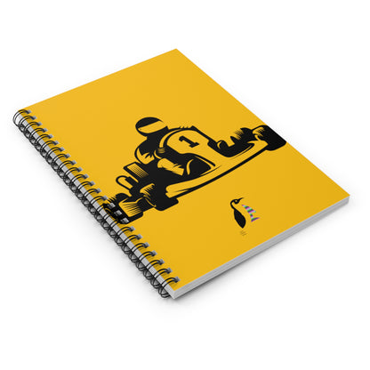 Spiral Notebook - Ruled Line: Racing Yellow