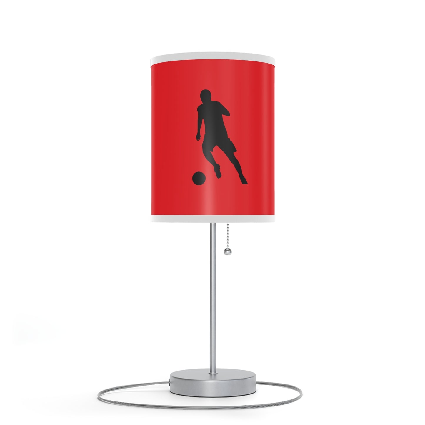 Lamp on a Stand, US|CA plug: Soccer Red