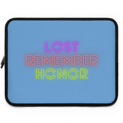 Laptop Sleeve: Lost Remember Honor Lite Blue