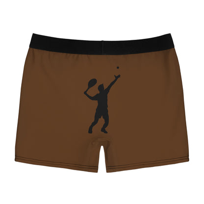 Men's Boxer Briefs: Tennis Brown