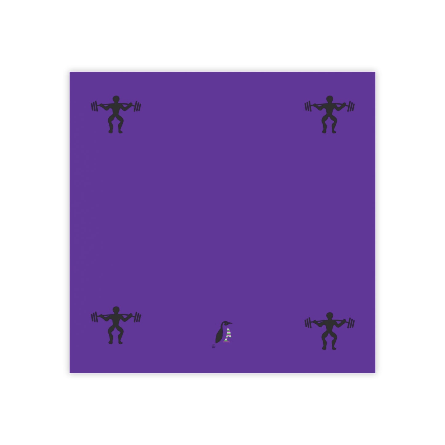 Post-it® Note Pads: Weightlifting Purple